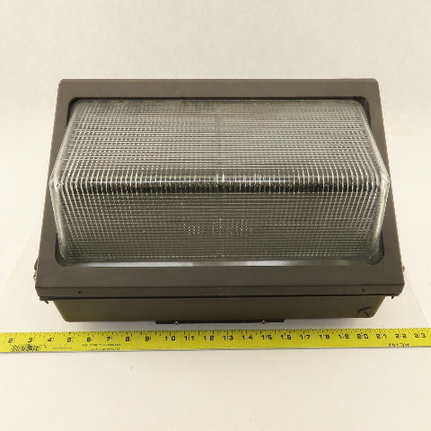 17" x 10-1/2" x 9-1/2" Bronze Colored Security Light Wall Pack Housing Only