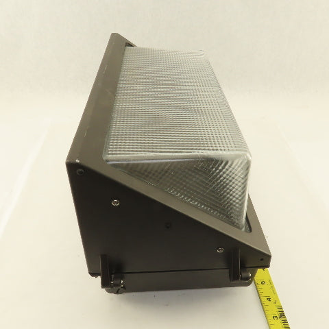17" x 10-1/2" x 9-1/2" Bronze Colored Security Light Wall Pack Housing Only