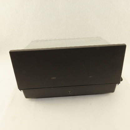 17" x 10-1/2" x 9-1/2" Bronze Colored Security Light Wall Pack Housing Only