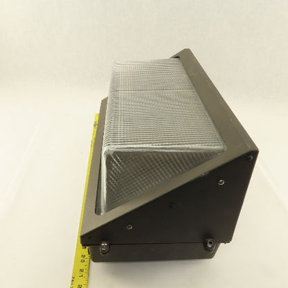 17" x 10-1/2" x 9-1/2" Bronze Colored Security Light Wall Pack Housing Only