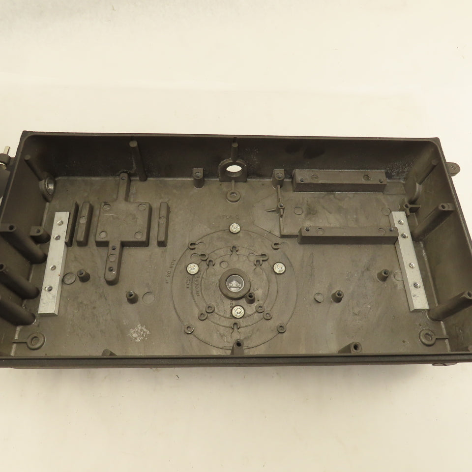 17" x 10-1/2" x 9-1/2" Bronze Colored Security Light Wall Pack Housing Only