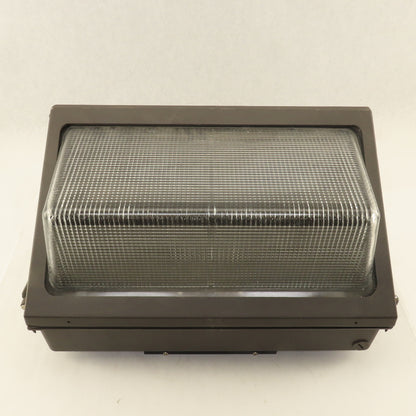 17" x 10-1/2" x 9-1/2" Bronze Colored Security Light Wall Pack Housing Only