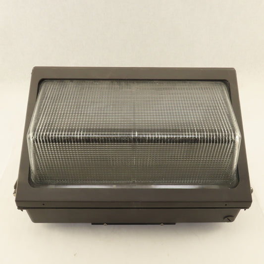 17" x 10-1/2" x 9-1/2" Bronze Colored Security Light Wall Pack Housing Only