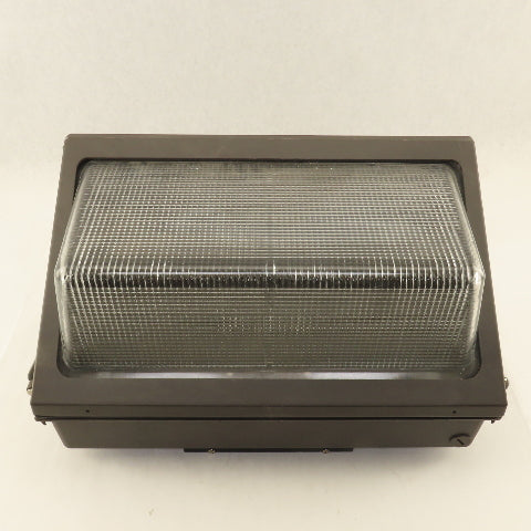 17" x 10-1/2" x 9-1/2" Bronze Colored Security Light Wall Pack Housing Only