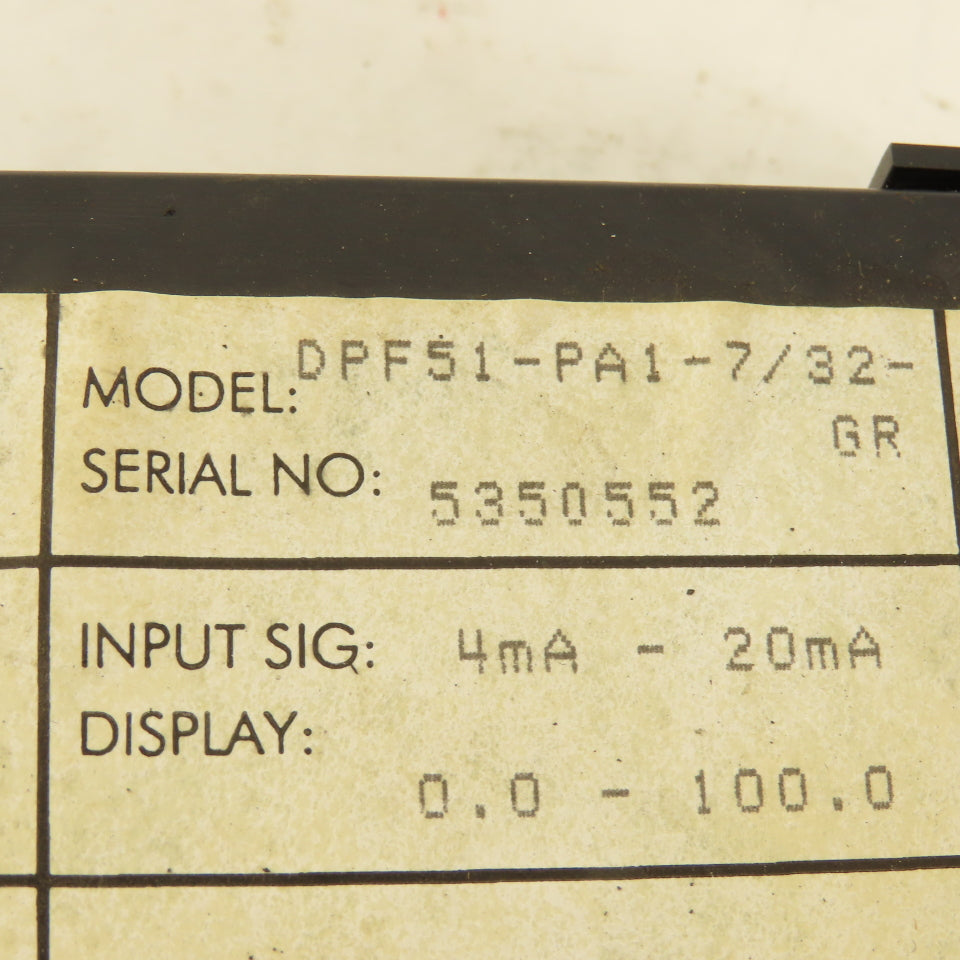 Omega DPF51-PA1-7/32-GR Mini Size Digital Panel Meter 3-1/2 Digit 7-32V