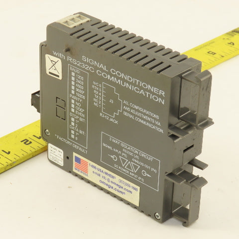 Omega IDRN-FP-FS 10-32VDC Signal Conditioner RS232C Comm Connector