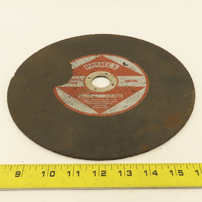 Primex 10" x 1/8" x 1" Hi Speed Metal Cutting Adrasive Cut Off Wheel