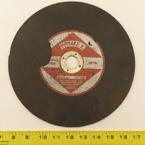 Primex 10" x 1/8" x 1" Hi Speed Metal Cutting Adrasive Cut Off Wheel