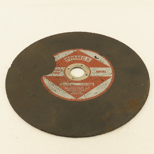 Primex 10" x 1/8" x 1" Hi Speed Metal Cutting Adrasive Cut Off Wheel