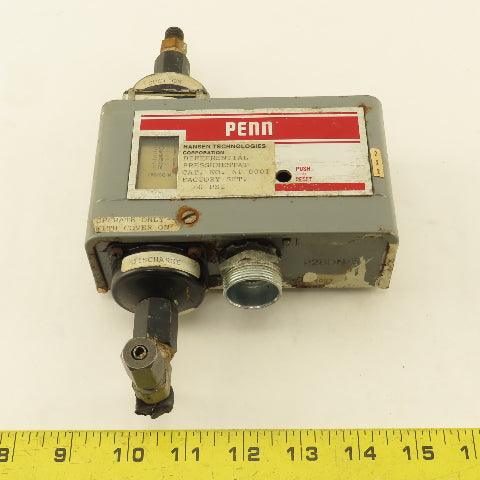 Penn 61-0001 Differential Pressure Gauge 8/70PSI