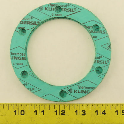 Thermoseal Klingersil C-4401 5" OD x 3-1/2" ID 6 Bolt Flange Gasket Lot Of 3