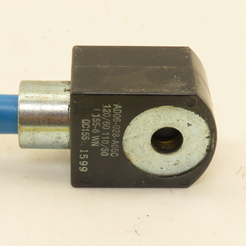 Parker 20F24C2172AAF4C05 Solenoid Valve Coil 120V Wired To Extension 25'