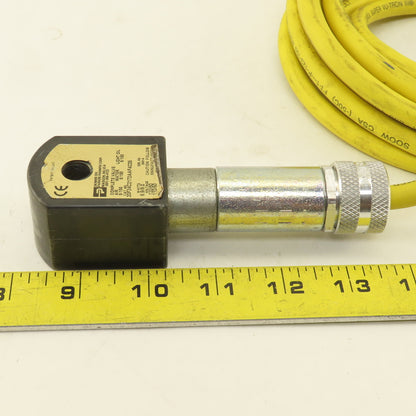 Parker 20F24C2172AAF4C05 Solenoid Valve Coil 120V Wired To Extension 17'