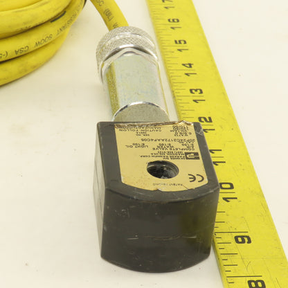 Parker 20F24C2172AAF4C05 Solenoid Valve Coil 120V Wired To Extension 17'