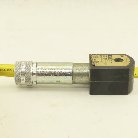 Parker 20F24C2172AAF4C05 Solenoid Valve Coil 120V Wired To Extension 17'