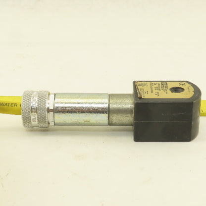 Parker 20F24C2172AAF4C05 Solenoid Valve Coil 120V Wired To Extension 17'