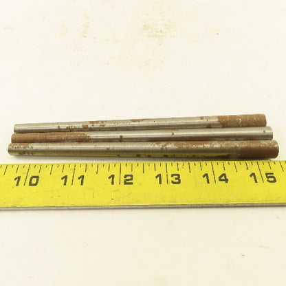 #7 X 6" Long Standard Steel Taper Pin .284 Minor Dia. Lot of 3