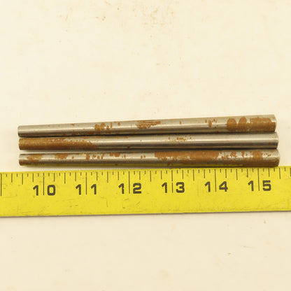 #7 X 6" Long Standard Steel Taper Pin .284 Minor Dia. Lot of 3