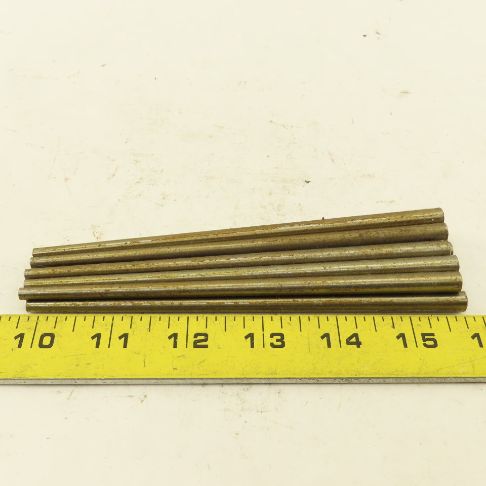 #5 X 6" Long Standard Steel Taper Pin .164 Minor Dia. Lot of 10