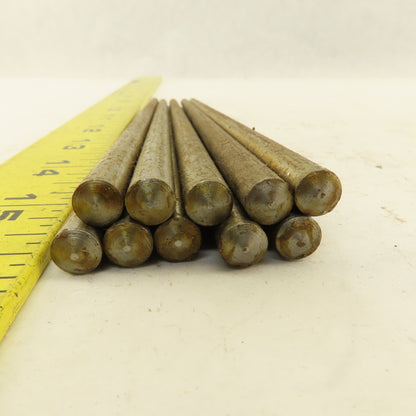 #5 X 6" Long Standard Steel Taper Pin .164 Minor Dia. Lot of 10