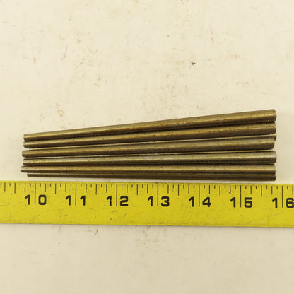 #5 X 6" Long Standard Steel Taper Pin .164 Minor Dia. Lot of 10