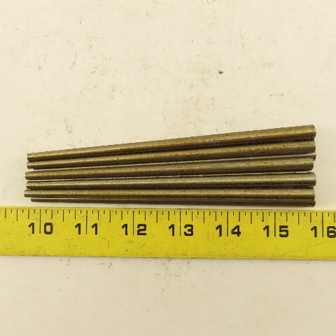#5 X 6" Long Standard Steel Taper Pin .164 Minor Dia. Lot of 10