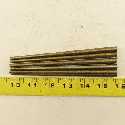 #5 X 6" Long Standard Steel Taper Pin .164 Minor Dia. Lot of 10