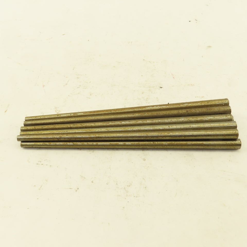 #5 X 6" Long Standard Steel Taper Pin .164 Minor Dia. Lot of 10