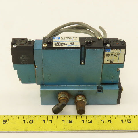 MAC Mac 92B-BAB-BAA-DM-DDAP-1DM 2 Position Double Solenoid Pneumatic Valve 24VDC