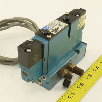 MAC Mac 92B-BAB-BAA-DM-DDAP-1DM 2 Position Double Solenoid Pneumatic Valve 24VDC