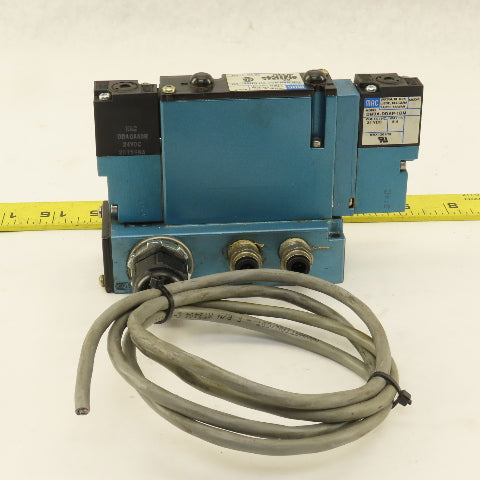 MAC Mac 92B-BAB-BAA-DM-DDAP-1DM 2 Position Double Solenoid Pneumatic Valve 24VDC