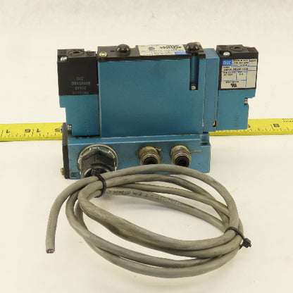 MAC Mac 92B-BAB-BAA-DM-DDAP-1DM 2 Position Double Solenoid Pneumatic Valve 24VDC