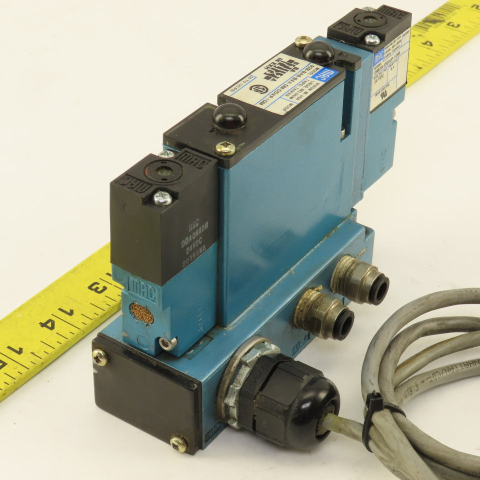 MAC Mac 92B-BAB-BAA-DM-DDAP-1DM 2 Position Double Solenoid Pneumatic Valve 24VDC