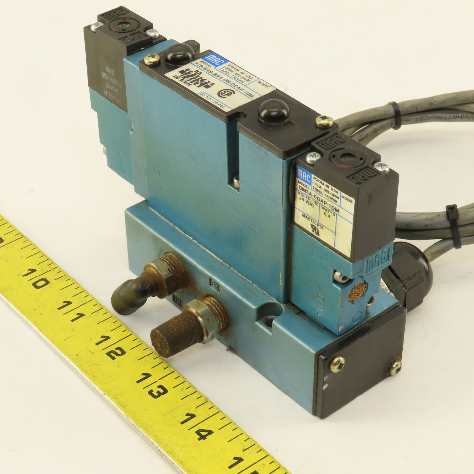 MAC Mac 92B-BAB-BAA-DM-DDAP-1DM 2 Position Double Solenoid Pneumatic Valve 24VDC