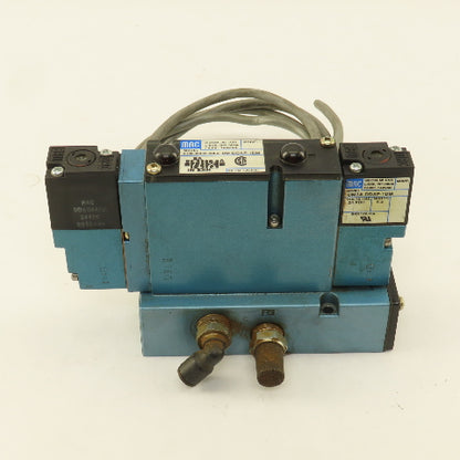 MAC Mac 92B-BAB-BAA-DM-DDAP-1DM 2 Position Double Solenoid Pneumatic Valve 24VDC