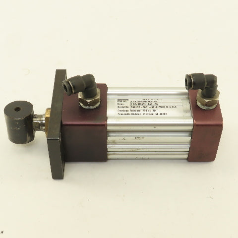 Parker 1.50J4MA3U14A01.50 1-1/2" Bore x 1-1/2" Stroke Double Acting Air Cylinder
