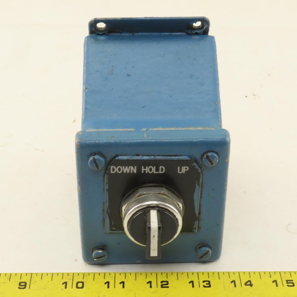 Hoffman 4" x 4" x 5" Sloped Front Single Push Button Enclosure
