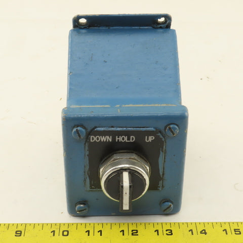 Hoffman 4" x 4" x 5" Sloped Front Single Push Button Enclosure