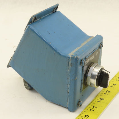 Hoffman 4" x 4" x 5" Sloped Front Single Push Button Enclosure