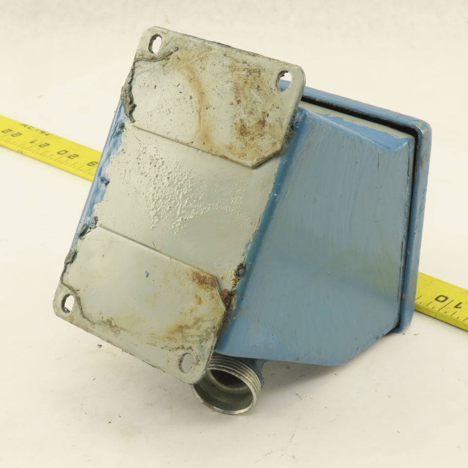 Hoffman 4" x 4" x 5" Sloped Front Single Push Button Enclosure