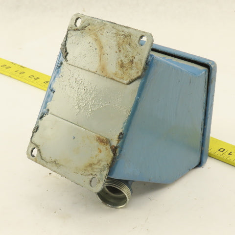 Hoffman 4" x 4" x 5" Sloped Front Single Push Button Enclosure