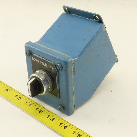 Hoffman 4" x 4" x 5" Sloped Front Single Push Button Enclosure