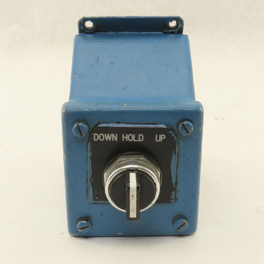 Hoffman 4" x 4" x 5" Sloped Front Single Push Button Enclosure