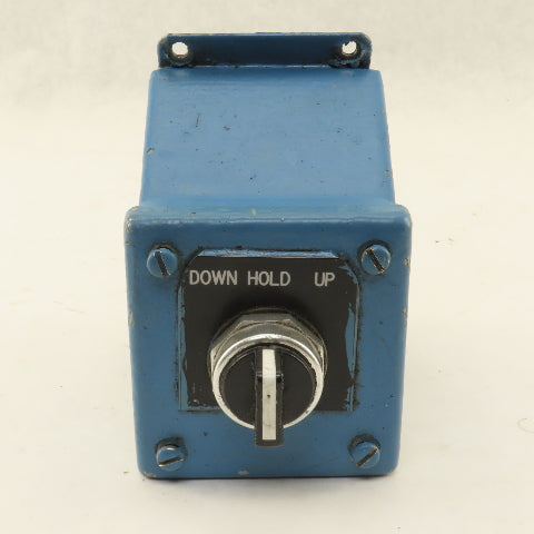 Hoffman 4" x 4" x 5" Sloped Front Single Push Button Enclosure