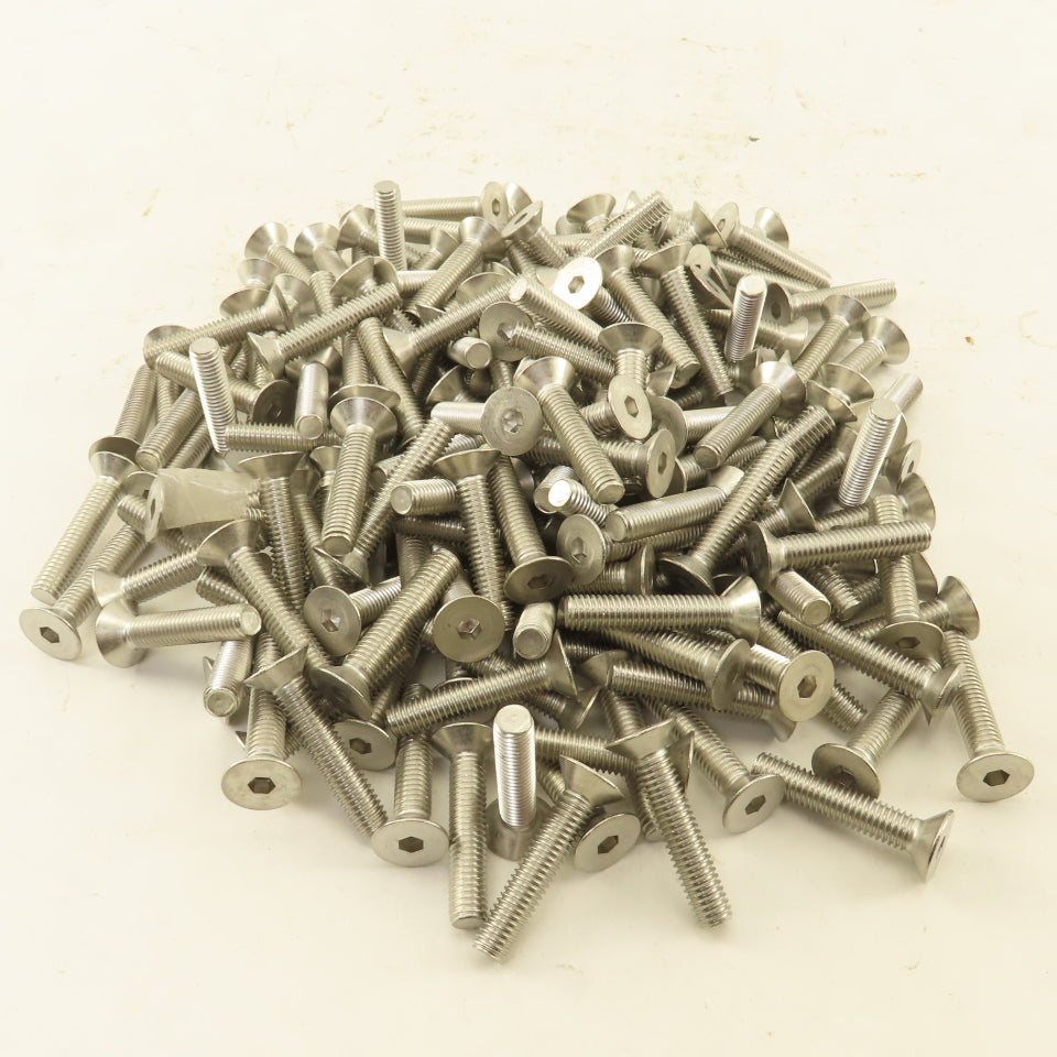 M5-0.8 X 25mm Flat Socket Head Cap Screw Stainless Steel Lot of 185