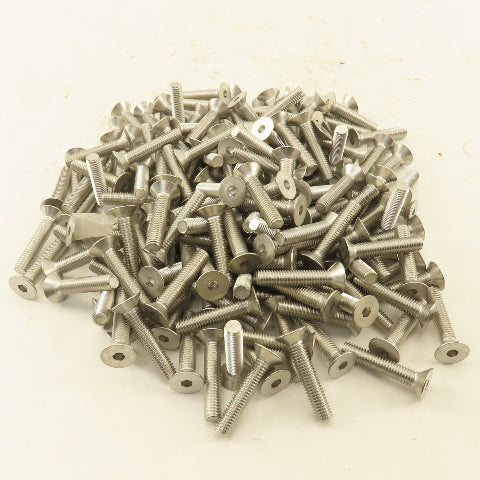 M5-0.8 X 25mm Flat Socket Head Cap Screw Stainless Steel Lot of 185