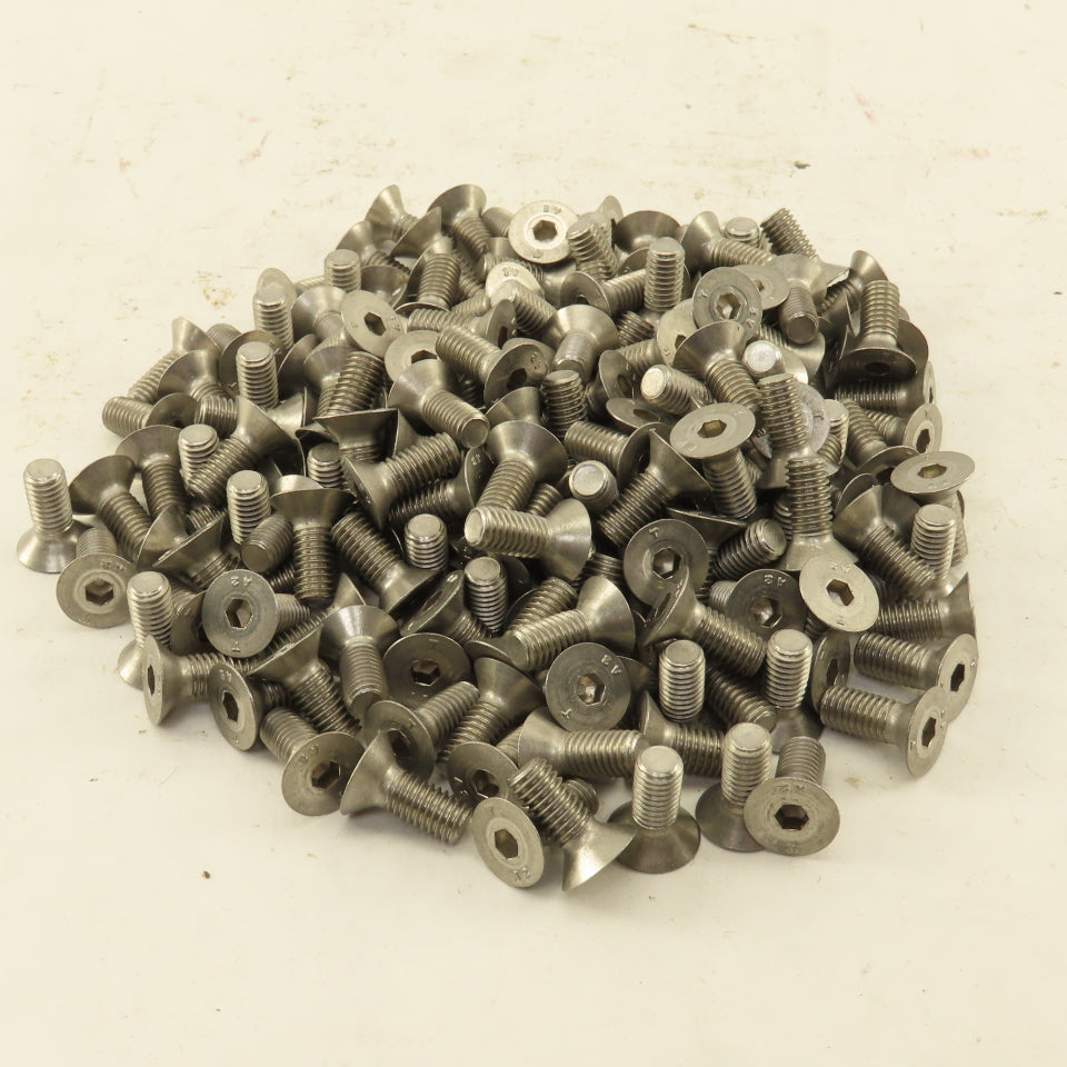 M5-0.8 X 12mm Flat Socket Head Cap Screw Stainless Steel Lot of 200