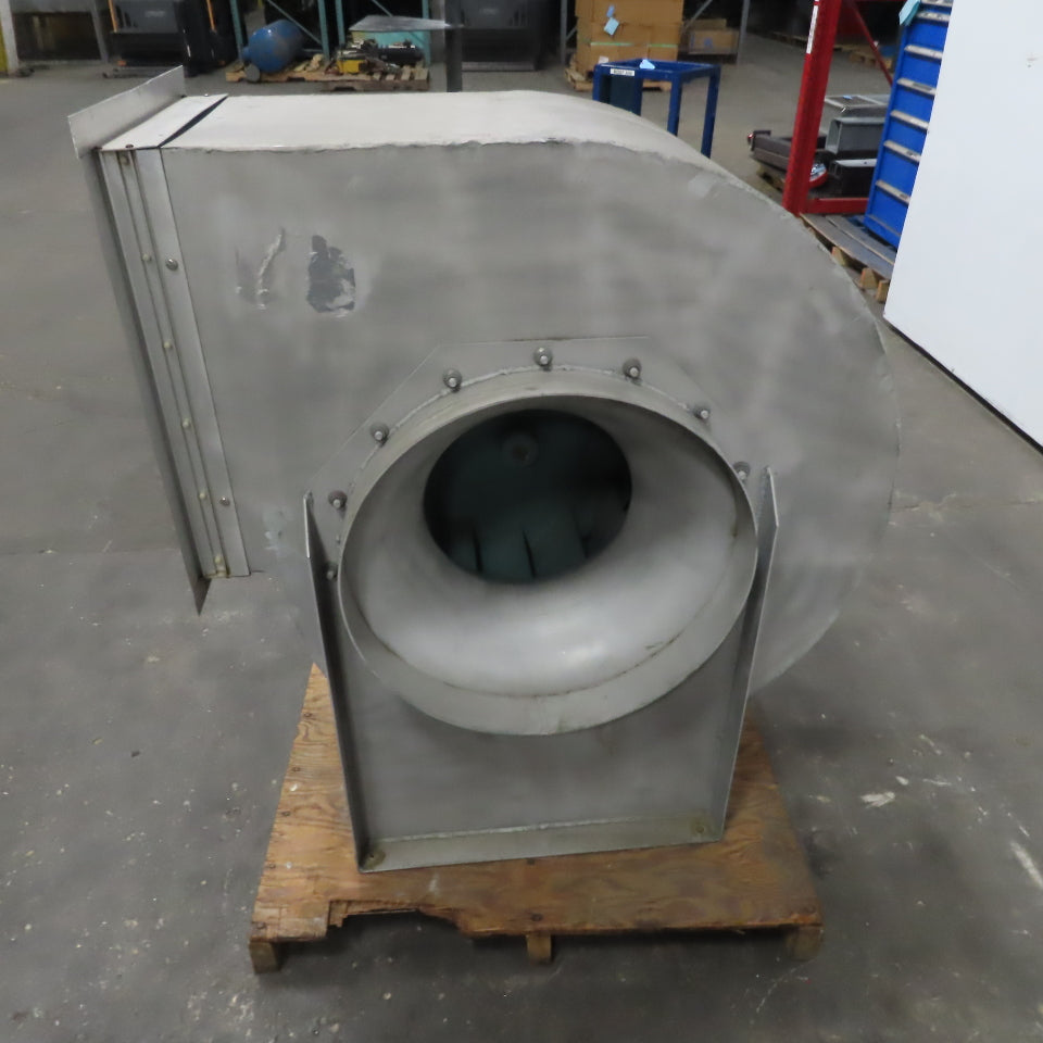 Bayley Type ARR10 20" Aluminum Belt Driven Centrifugal Fan Blower W/2Hp 3ph