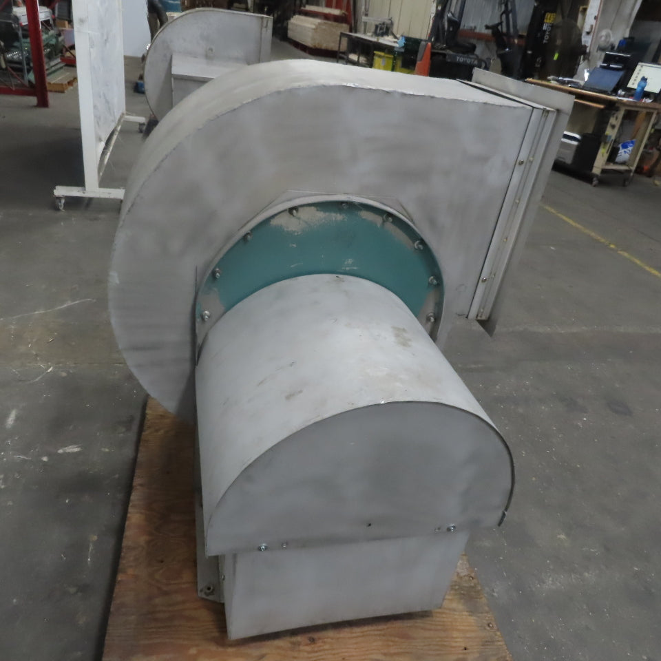 Bayley Type ARR10 20" Aluminum Belt Driven Centrifugal Fan Blower W/2Hp 3ph