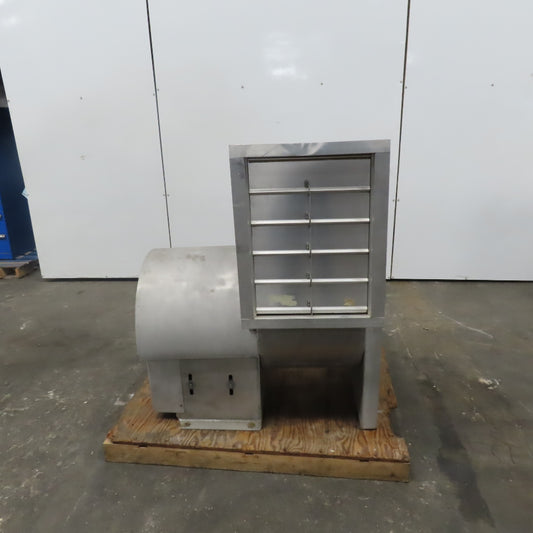 Bayley Type ARR10 20" Aluminum Belt Driven Centrifugal Fan Blower W/2Hp 3ph